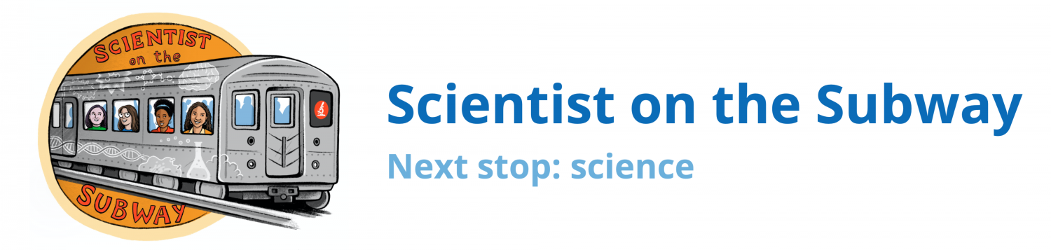 Scientist on the subway logo