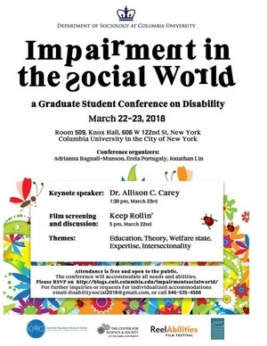 Impairment in the social world official poster