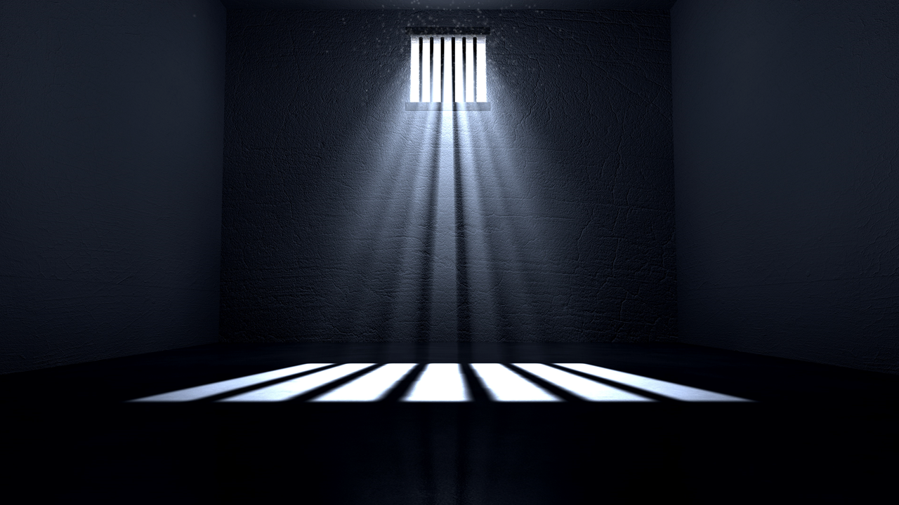 image of a solitary confinement prison cell