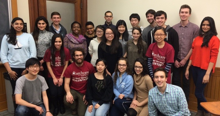 (Image Credit: At Your Service Volunteer Program) Students dressed to volunteer