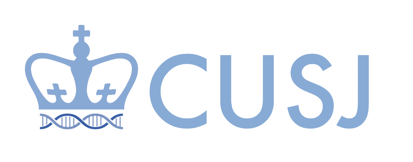 Columbia crown logo with CUSJ. 