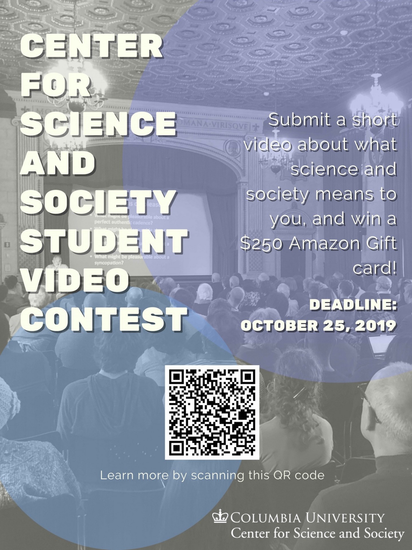 Student video contest poster