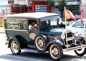 Photo of an old antique vehicle
