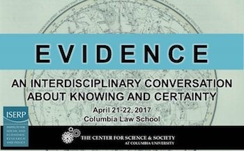 Evidence event poster