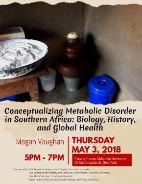 Photo of Malawi event poster with bowls and table