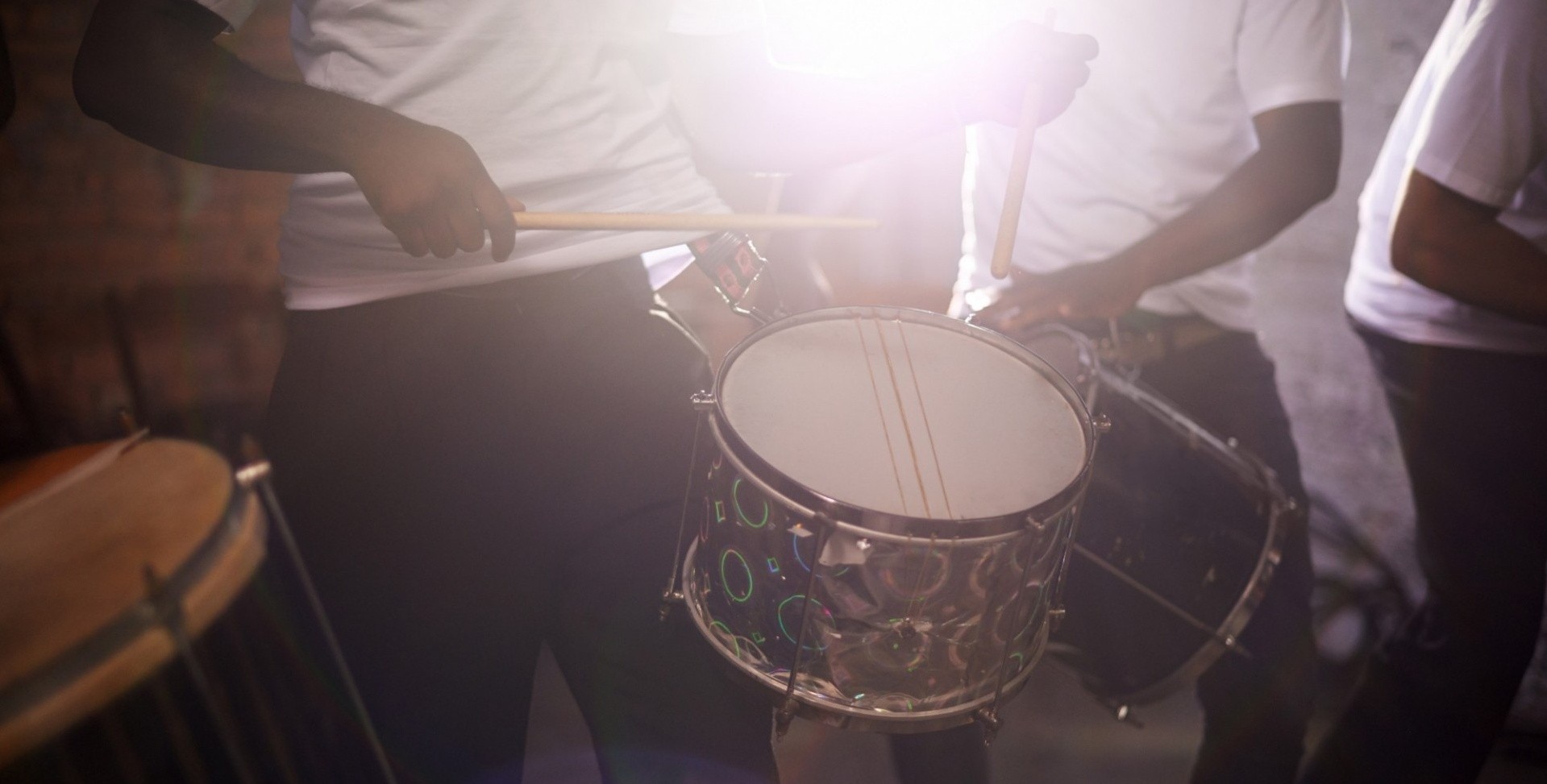 people playing drums