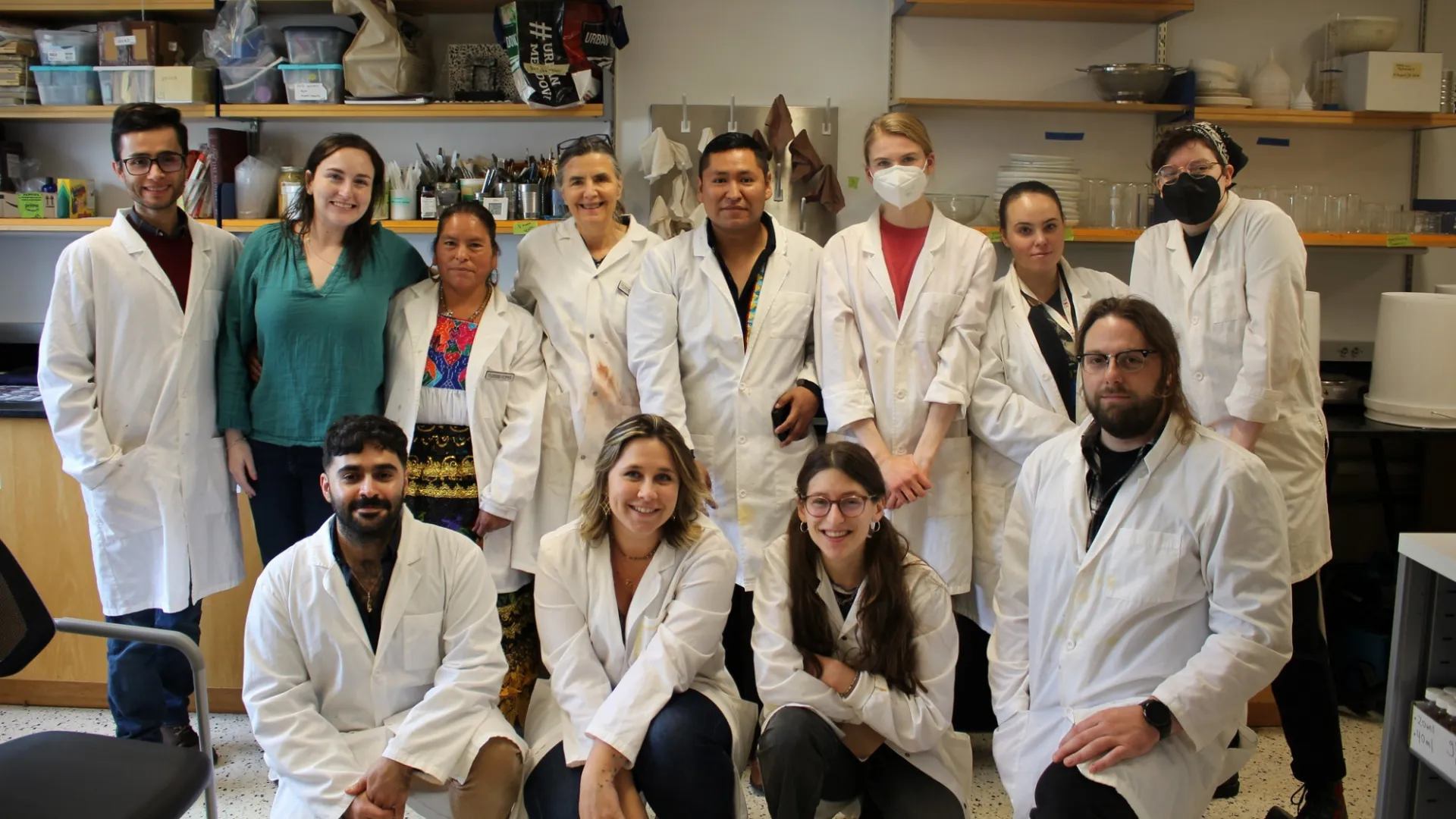 students in lab