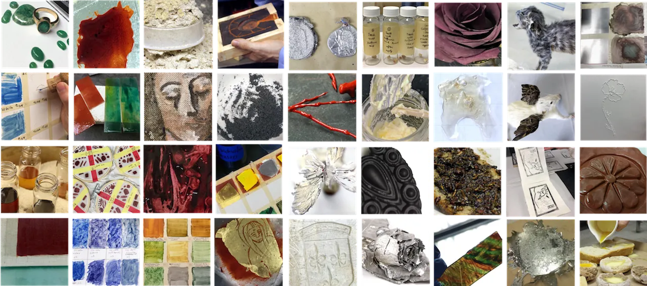 thumbnails of historical craft experiments 