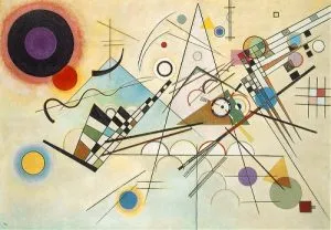 Photo of a Kadinsky painting
