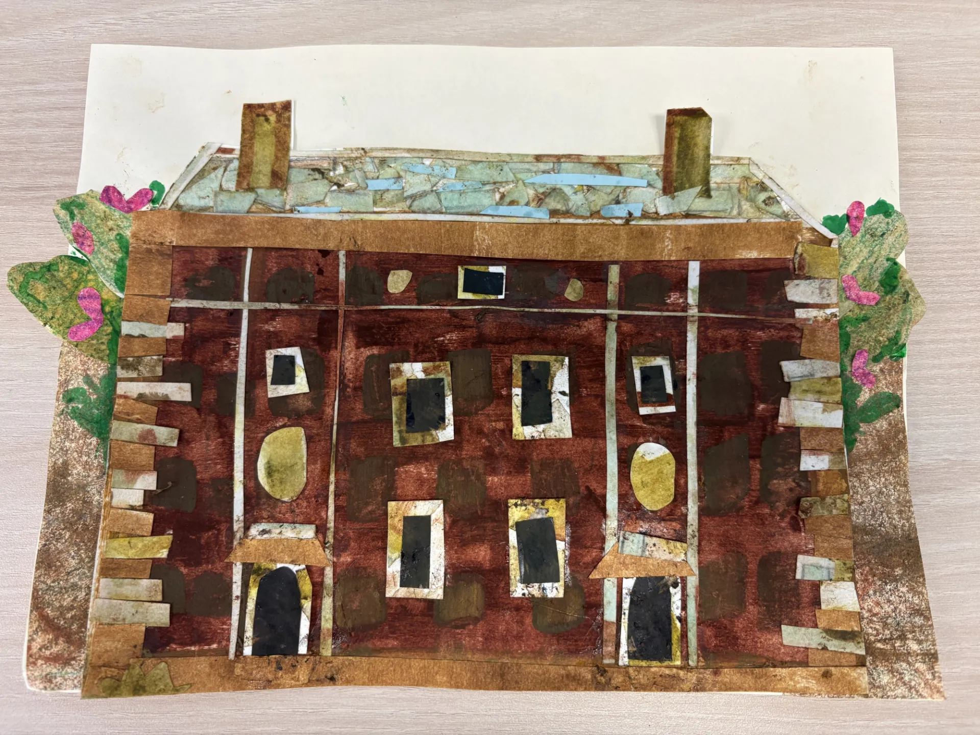 painting of fayerweather hall