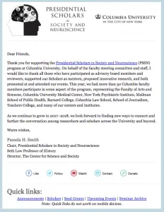 PSSN newsletter image